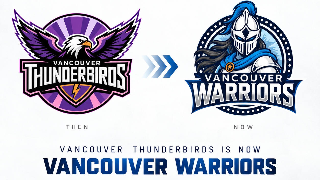 Vancouver Thunderbirds Become Vancouver Warriors for Canada Super 60 Season 2